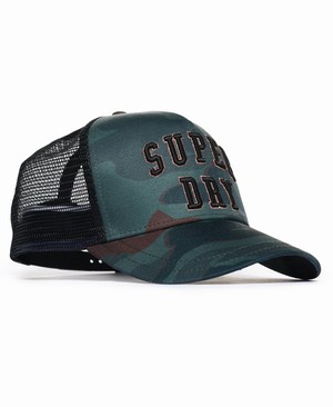 Superdry Trucker Női Sapka Camo | SBWMC4738